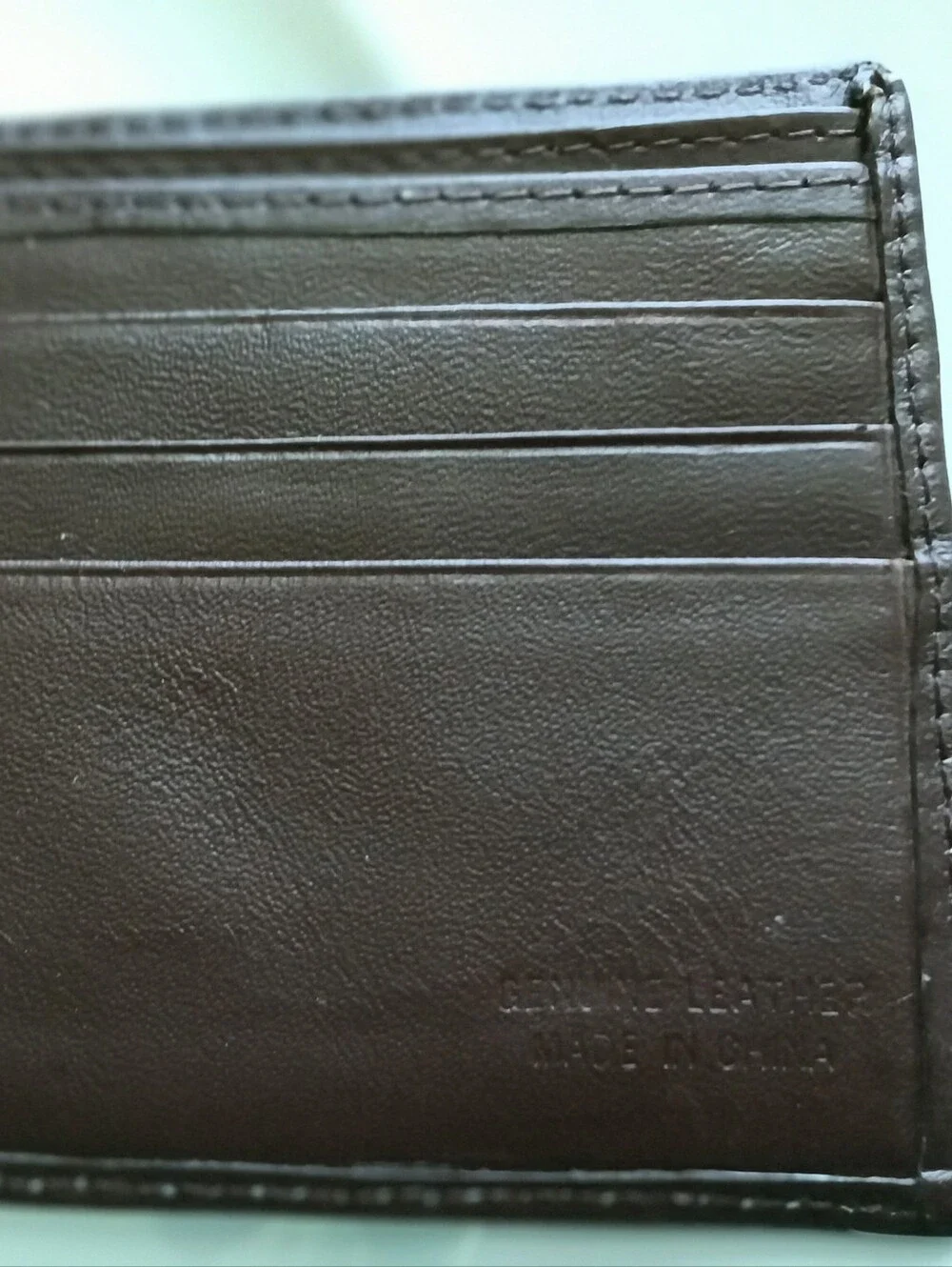 NWOT Men's Vintage Marlboro Country Store Dark Brown Genuine Leather Wallet